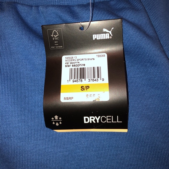 Puma Regular-Fit Athletic Shorts NWT - Picture 3 of 6